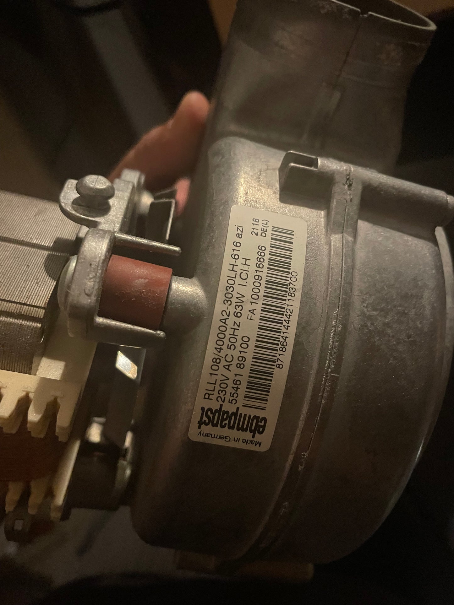 EBMPAPSAT VENTELATORE JUNKERS RLL108/4000A2-3030LH-616 azi