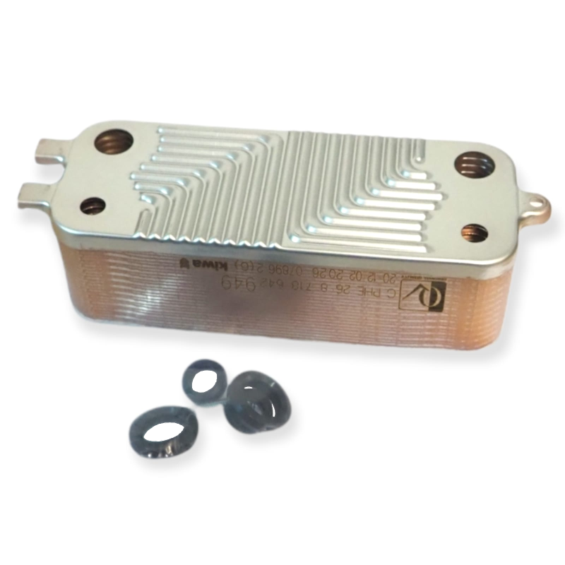 Scambiatore sanitario 26 piastre caldaia Junkers Cerapur Compact ZWB, Condens 2300, Condens 7000i 87186429490