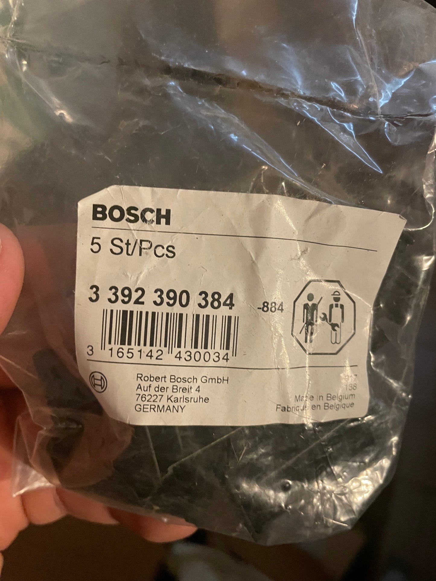 5pcs BOSCH Fastening Part 3392390384