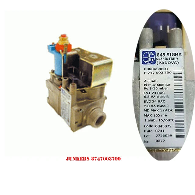 Sigma series Sit valve 845.072 845072 Ariston Junkers 8747003700