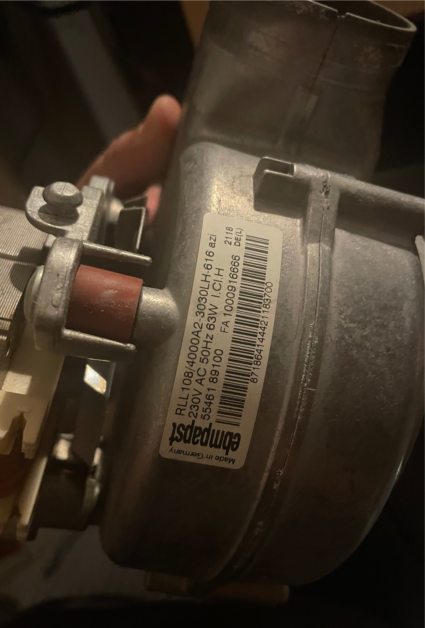 EBMPAPSAT VENTELATORE JUNKERS   RLL108/4000A2-3030LH-616 azi