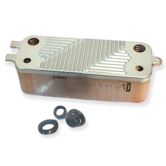 Scambiatore sanitario 26 piastre caldaia Junkers Cerapur Compact ZWB, Condens 2300, Condens 7000i 87186429490
