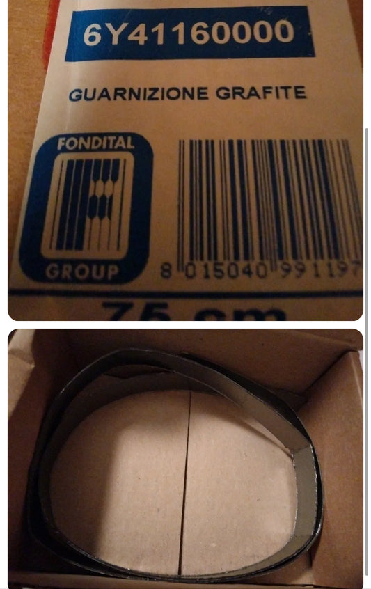 Fondital 6y41160000 Graphite gasket 75cm