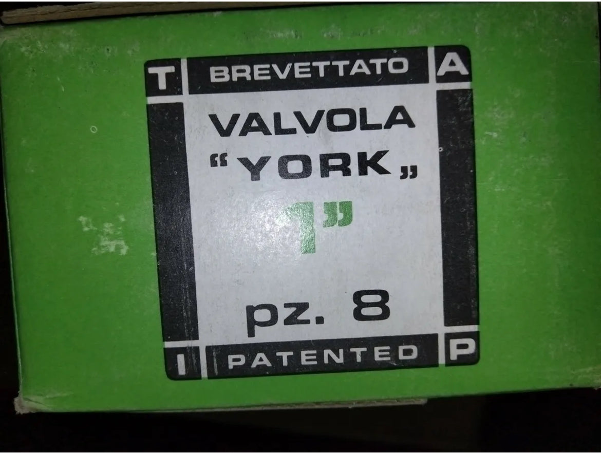 Valvola Di Ritegno 'York' 1'.   Scatola 8 pezzi