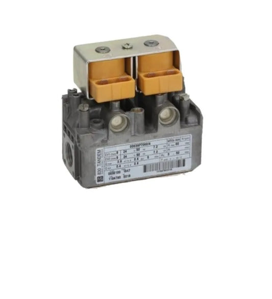VALVOLA GAS ELETTRICA 830 TANDEM ø 1/2"FF - SIT 0.830.100 PER FORNO A CONVEZIONE