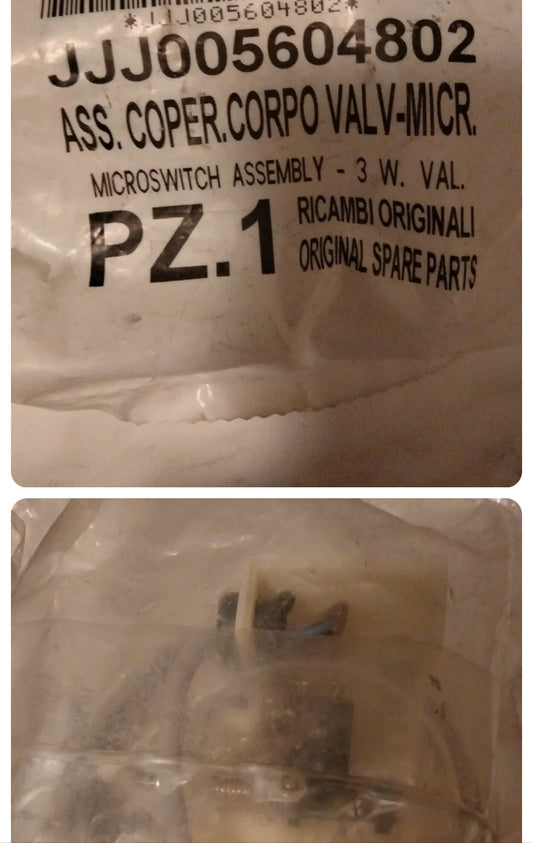 BAXI JJJ005604802 MICR VALV BODY COVER ASS.