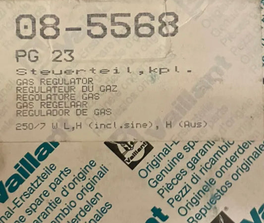 Regolatore gas vaillant 085568