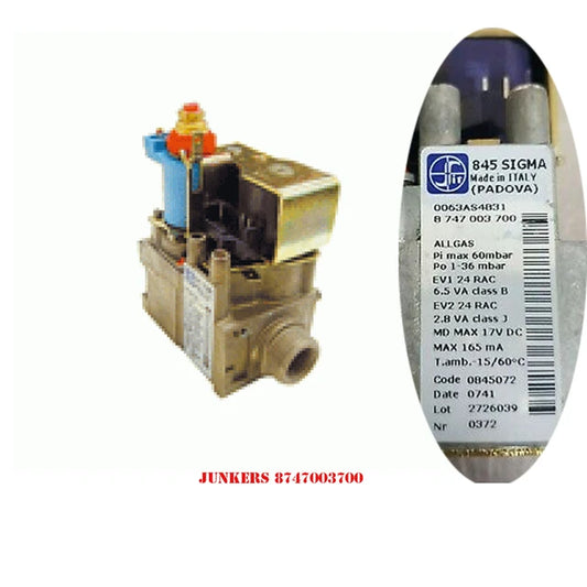 Sigma series Sit valve 845.072 845072 Ariston Junkers 8747003700 