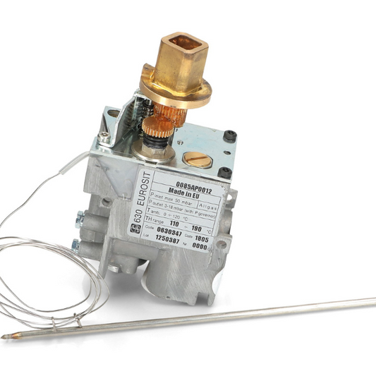 VALVOLA GAS 630 EUROSIT MOD. 630347 TEMP. 0-120/110-190°C ENTRATA Ø 3/8F USCITA Ø